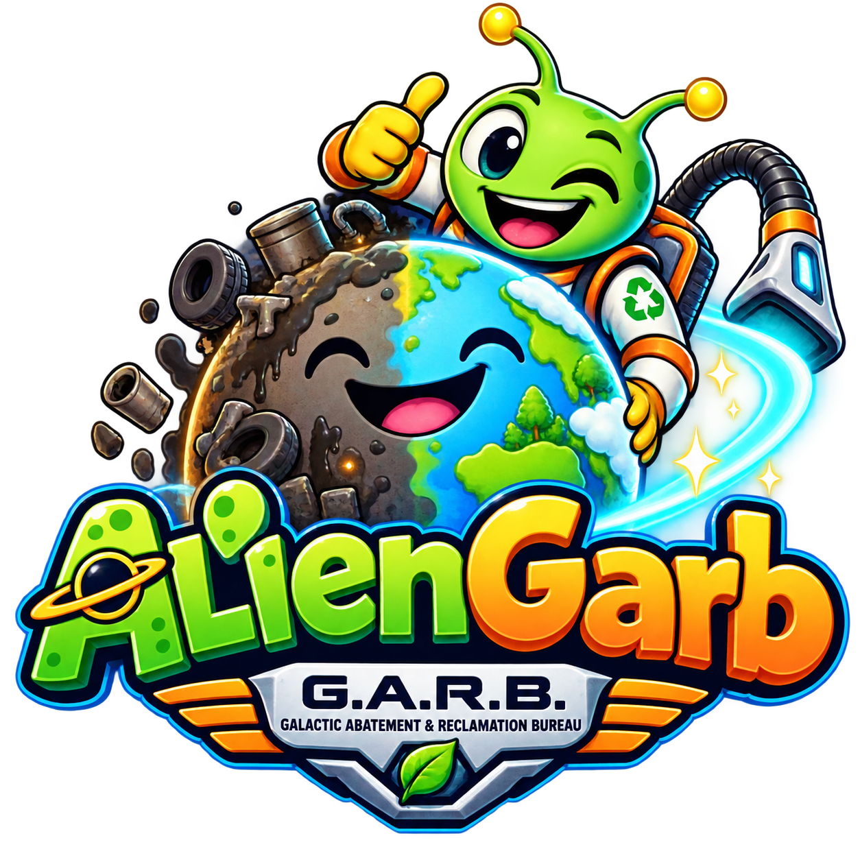 AlienGarb — G.A.R.B. Galactic Abatement & Reclamation Bureau